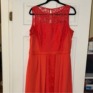 Dress Barn Red Sleeveless Sundress Mini